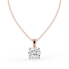 The Seraphine Necklace - Round Cut Pendant