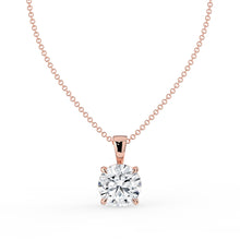 The Seraphine Necklace - Round Cut Pendant