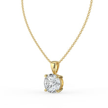 The Seraphine Necklace - Round Cut Pendant