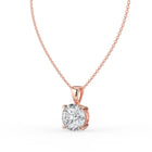 The Seraphine Necklace - Round Cut Pendant