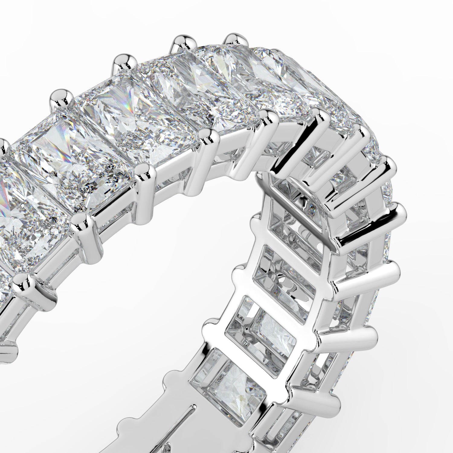 The Jade Ring - Radiant Eternity Band