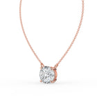 The Caelina Necklace - Round Cut Solitaire