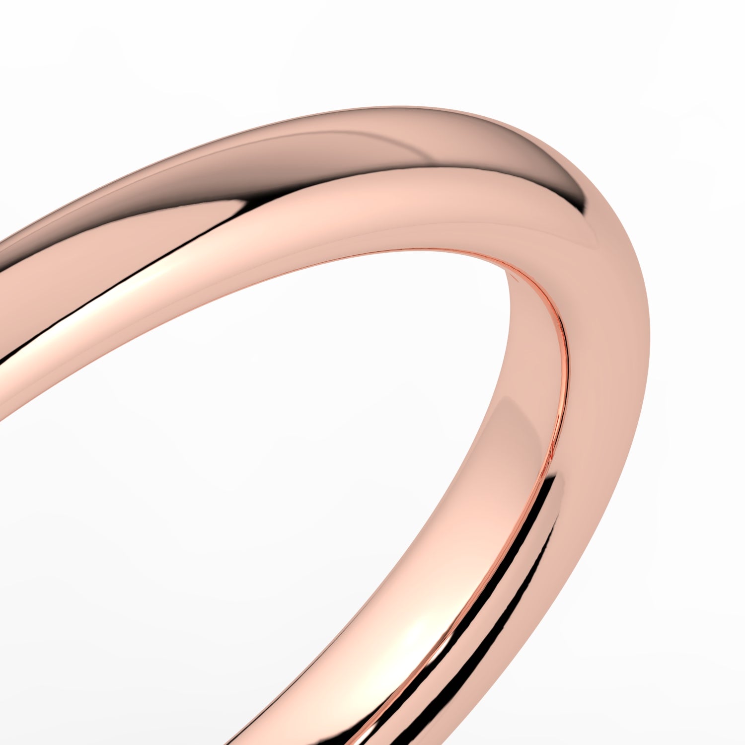 The Emily Ring - 2mm Classic Rounded Wedding Band
