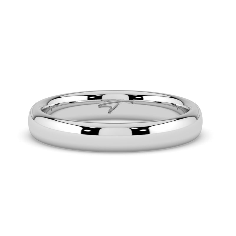 The Emily Ring – 3mm Classic Rounded Wedding Band – The Jewel Concierge