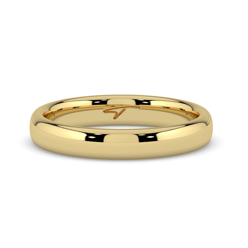 The Emily Ring – 3mm Classic Rounded Wedding Band – The Jewel Concierge