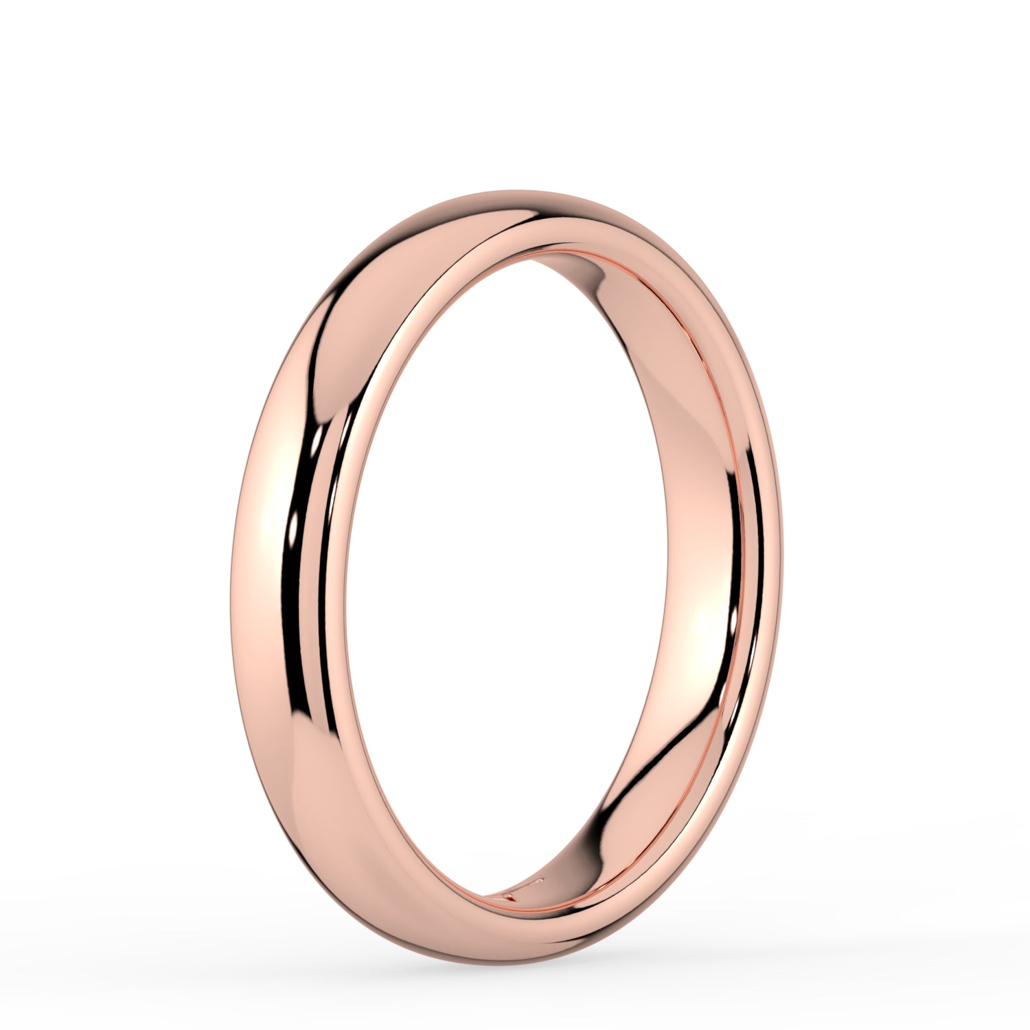 The Emily Ring - 3mm Classic Rounded Wedding Band
