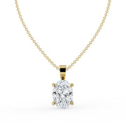 The Seraphine Necklace — Oval Cut Lab-Grown Diamond Pendant | The Jewel Concierge