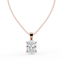 The Seraphine Pendant - Oval Cut Solitaire