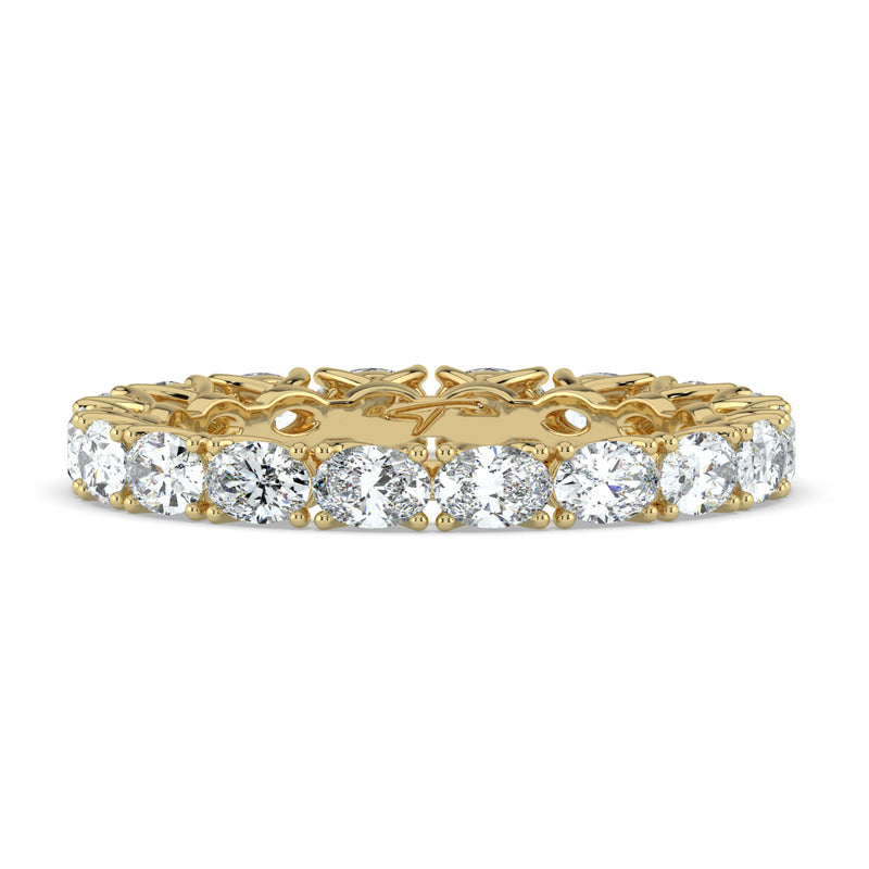 The Brooke Ring - East-West Oval Eternity Band