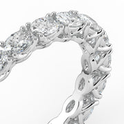 The Brooke Ring — East-West Oval Lab-Grown Diamond Eternity Band | The Jewel Concierge