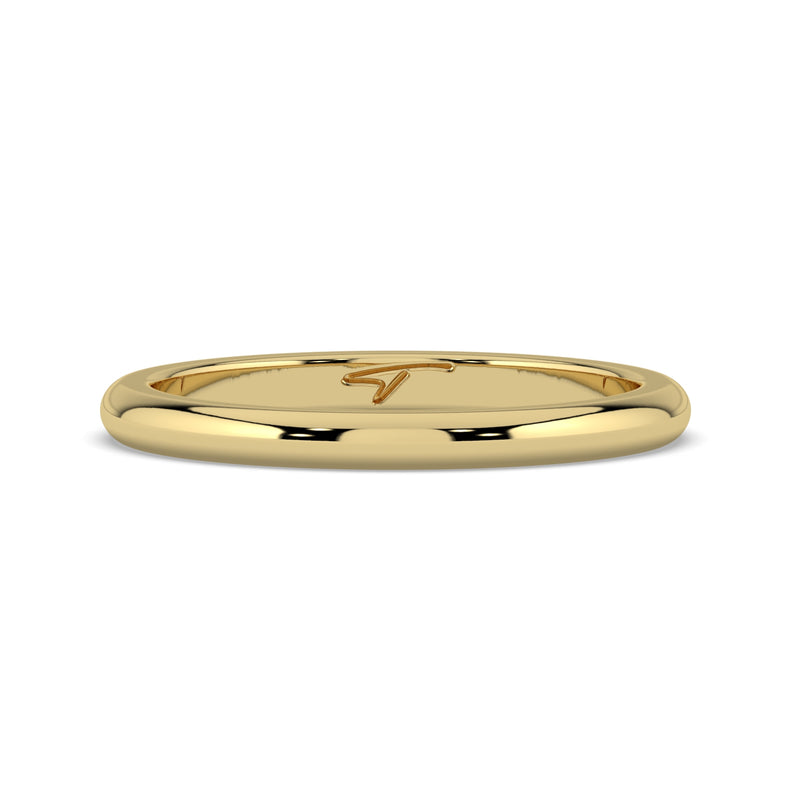 The Daisy Ring - 2mm Squared Wedding Band