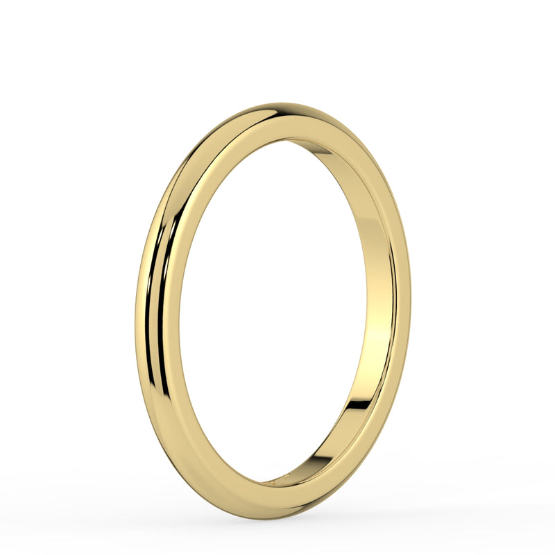 The Daisy Ring – 2mm Squared Wedding Band – The Jewel Concierge