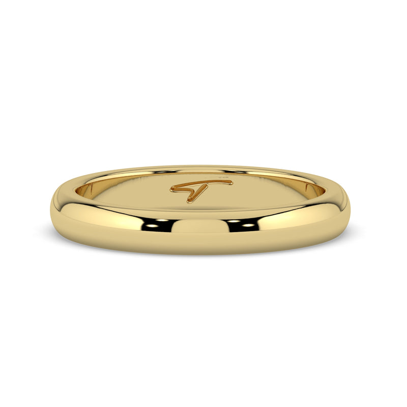 The Daisy Ring - 3mm Squared Wedding Band
