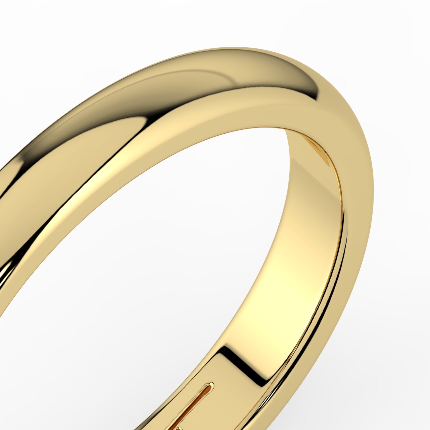 The Daisy Ring - 3mm Squared Wedding Band