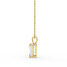 The Seraphine Pendant - Emerald Cut Solitaire