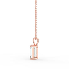 The Seraphine Pendant - Emerald Cut Solitaire