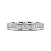The Sarah Ring — Double Pavé Lab-Grown Diamond Wedding Band | The Jewel Concierge