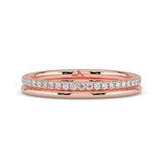 The Sarah Ring — Double Pavé Lab-Grown Diamond Wedding Band | The Jewel Concierge