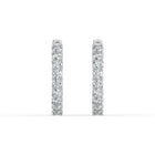 The Lara Earrings - Round Inside Out Hoops