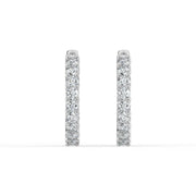 The Lara Earrings – Round Inside Out Hoops – The Jewel Concierge