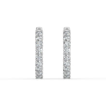 The Lara Earrings - Round Inside Out Hoops