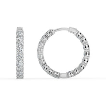 The Lara Earrings - Round Inside Out Hoops