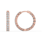 The Lara Earrings - Round Inside Out Hoops