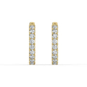 The Lara Earrings – Round Inside Out Hoops – The Jewel Concierge