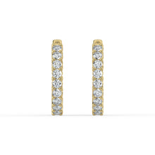 The Lara Earrings - Round Inside Out Hoops