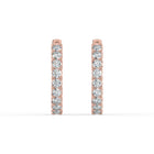 The Lara Earrings - Round Inside Out Hoops