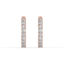 The Lara Earrings - Round Inside Out Hoops