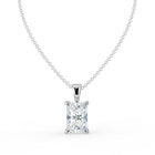 The Seraphine Pendant - Radiant Cut Solitaire