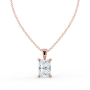 The Seraphine Pendant – Radiant Cut Solitaire – The Jewel Concierge