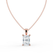 The Seraphine Pendant - Radiant Cut Solitaire
