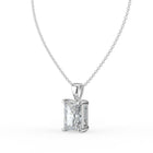 The Seraphine Pendant - Radiant Cut Solitaire