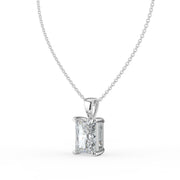 The Seraphine Pendant – Radiant Cut Solitaire – The Jewel Concierge