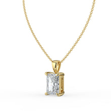 The Seraphine Pendant - Radiant Cut Solitaire