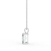 The Seraphine Pendant – Radiant Cut Solitaire – The Jewel Concierge