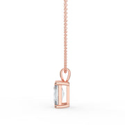 The Seraphine Pendant – Radiant Cut Solitaire – The Jewel Concierge
