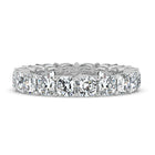 The Ellie Ring - Cushion Eternity Band