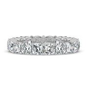 The Ellie Ring — Cushion Lab-Grown Diamond Eternity Band | The Jewel Concierge