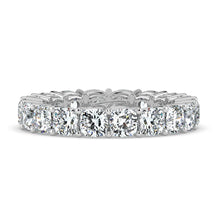 The Ellie Ring - Cushion Eternity Band