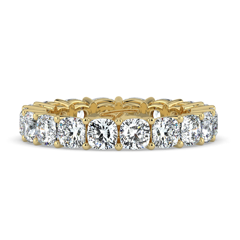 The Ellie Ring – Cushion Eternity Band – The Jewel Concierge