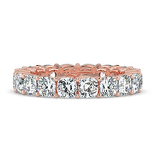 The Ellie Ring - Cushion Eternity Band