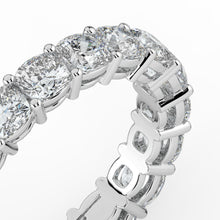 The Ellie Ring - Cushion Eternity Band