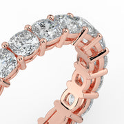 The Ellie Ring — Cushion Lab-Grown Diamond Eternity Band | The Jewel Concierge