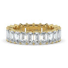 The Genevieve Ring - Emerald Eternity Band