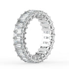 The Genevieve Ring - Emerald Eternity Band