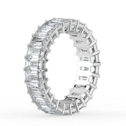 The Genevieve Ring — Emerald Lab-Grown Diamond Eternity Band | The Jewel Concierge