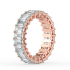 The Genevieve Ring - Emerald Eternity Band